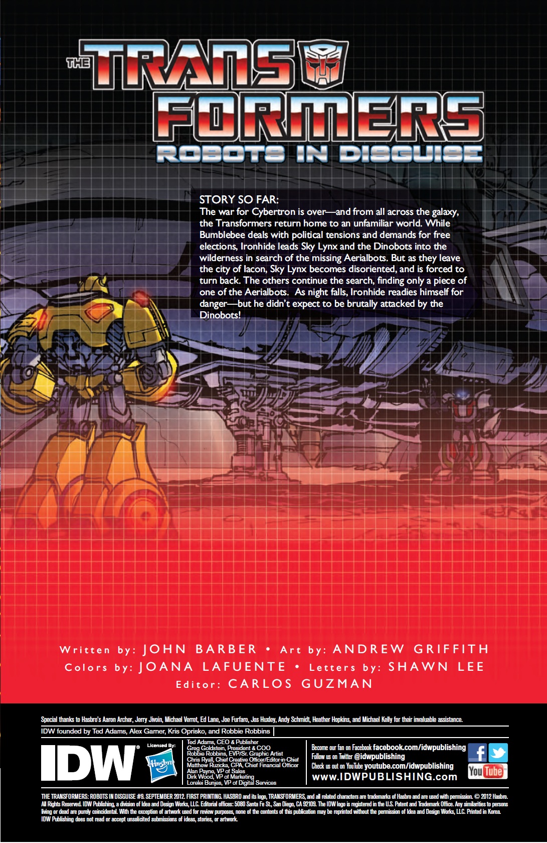 Transformers: Robots In Disguise Ongoing #9 Preview