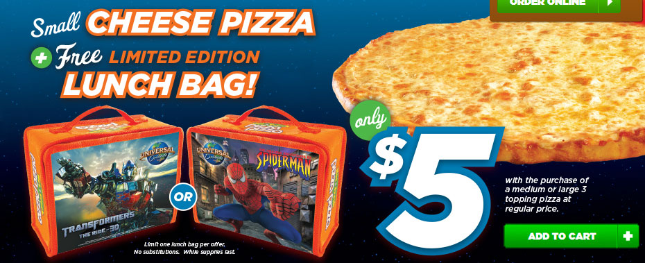 Transformers News: "Pizza Pizza" Offering Transformers-themed Lunchboxes and a Trip to Universal Orlando Transformers News: "Pizza Pizza" Offering Transformers-themed Lunchboxes and a Trip to Universal Orlando