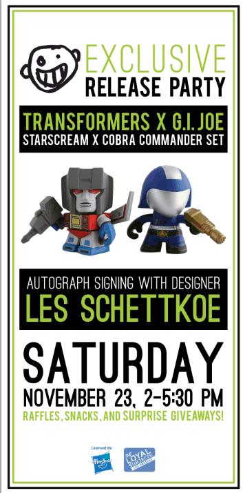Transformers News: Newbury Comics Exclusive Starscream & Cobra Commander 2-Pack From The Loyal Subjects Transformers News: Newbury Comics Exclusive Starscream & Cobra Commander 2-Pack From The Loyal Subjects