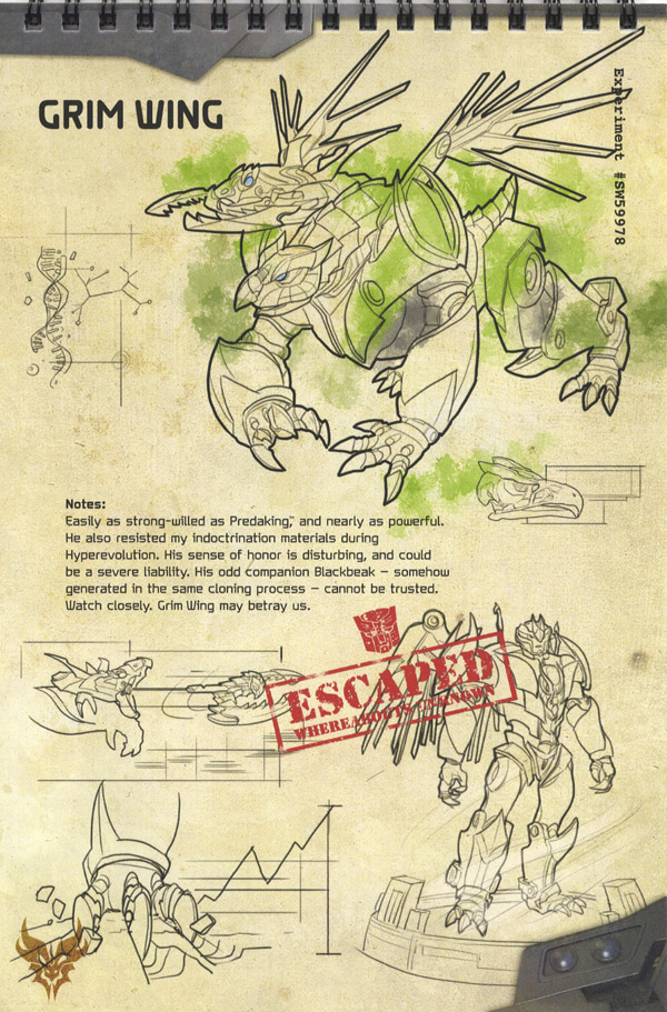 Transformers News: Artist John Forcucci's Shockwave's Lab Notes Artwork Gallery