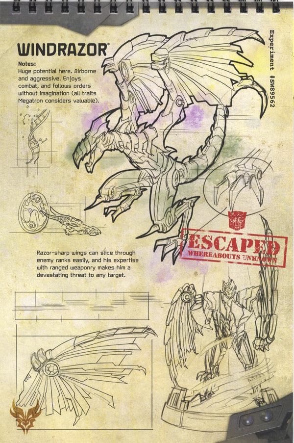 Transformers News: Artist John Forcucci's Shockwave's Lab Notes Artwork Gallery