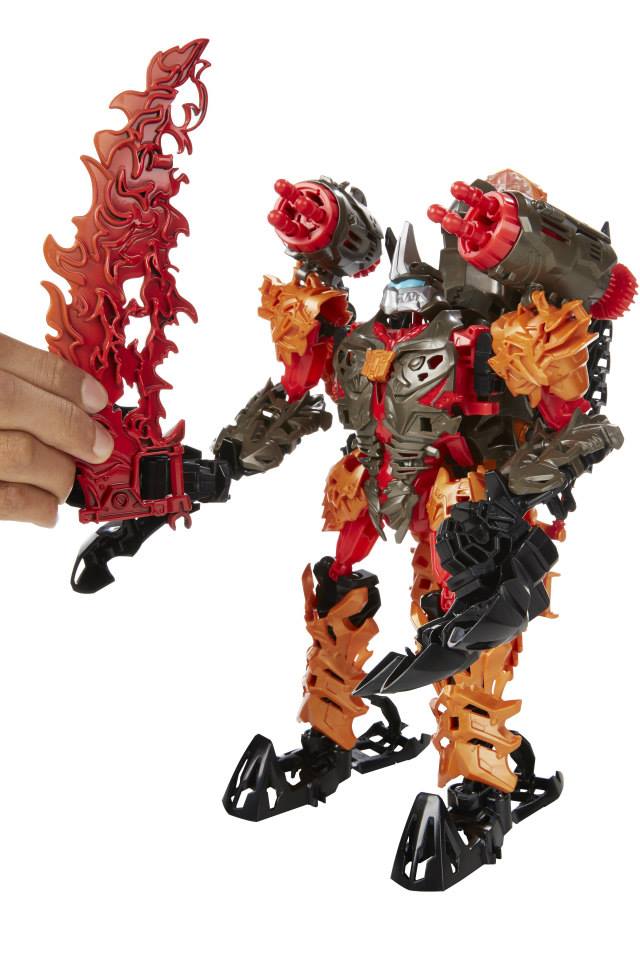 Transformers News: Transformers: Age Of Extinction Constructbots Dinofire Grimlock Official Images