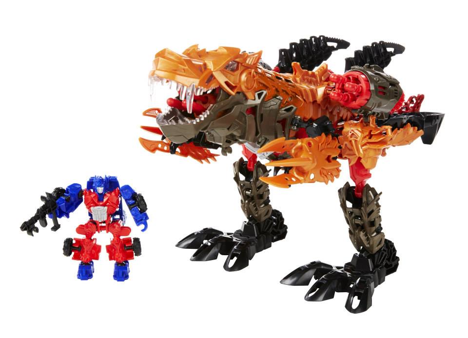Transformers News: Transformers: Age Of Extinction Constructbots Dinofire Grimlock Official Images