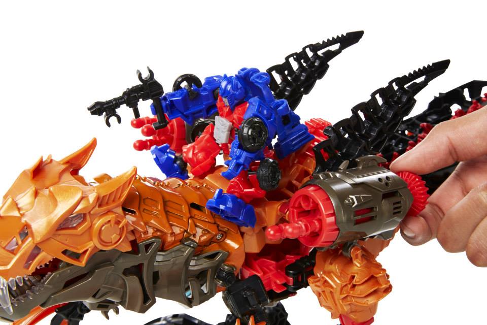 Transformers News: Transformers: Age Of Extinction Constructbots Dinofire Grimlock Official Images
