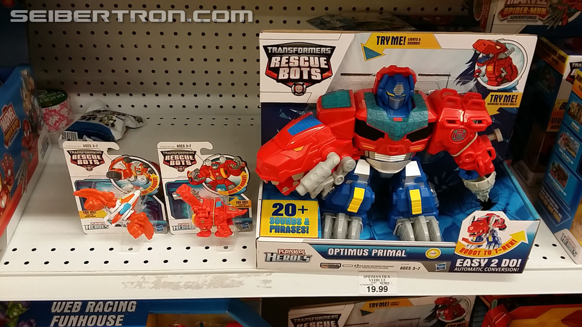 Transformers News: Transformers Rescue Bots Roar and Rescue Optimus Primal, Heatwave and Blades Sighted in Retail Transformers News: Transformers Rescue Bots Roar and Rescue Optimus Primal, Heatwave and Blades Sighted in Retail