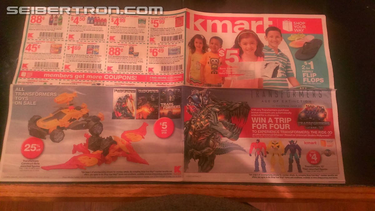 Transformers News: Wal*Mart AoE Figure Pallet, K-Mart Transformers Sale, Chance To Win A Trip