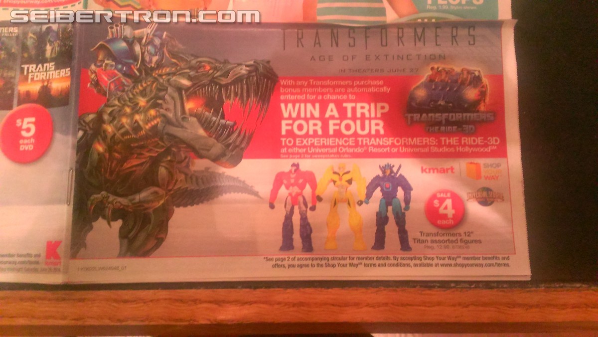 Transformers News: Wal*Mart AoE Figure Pallet, K-Mart Transformers Sale, Chance To Win A Trip