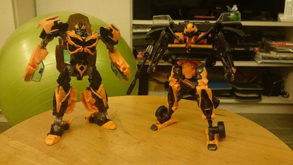 Transformers News: Evolution Of Bumblebee In Hand Images