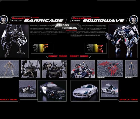 Transformers News: Transformers Asia Unveils Reissues Of Masterpiece Skywarp, Human Alliance Barricade And Soundwave