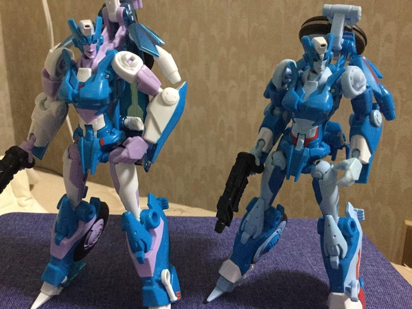 Transformers News: Legends Arcee, Chromia And Windblade Comparison Images With Hasbro Counterparts