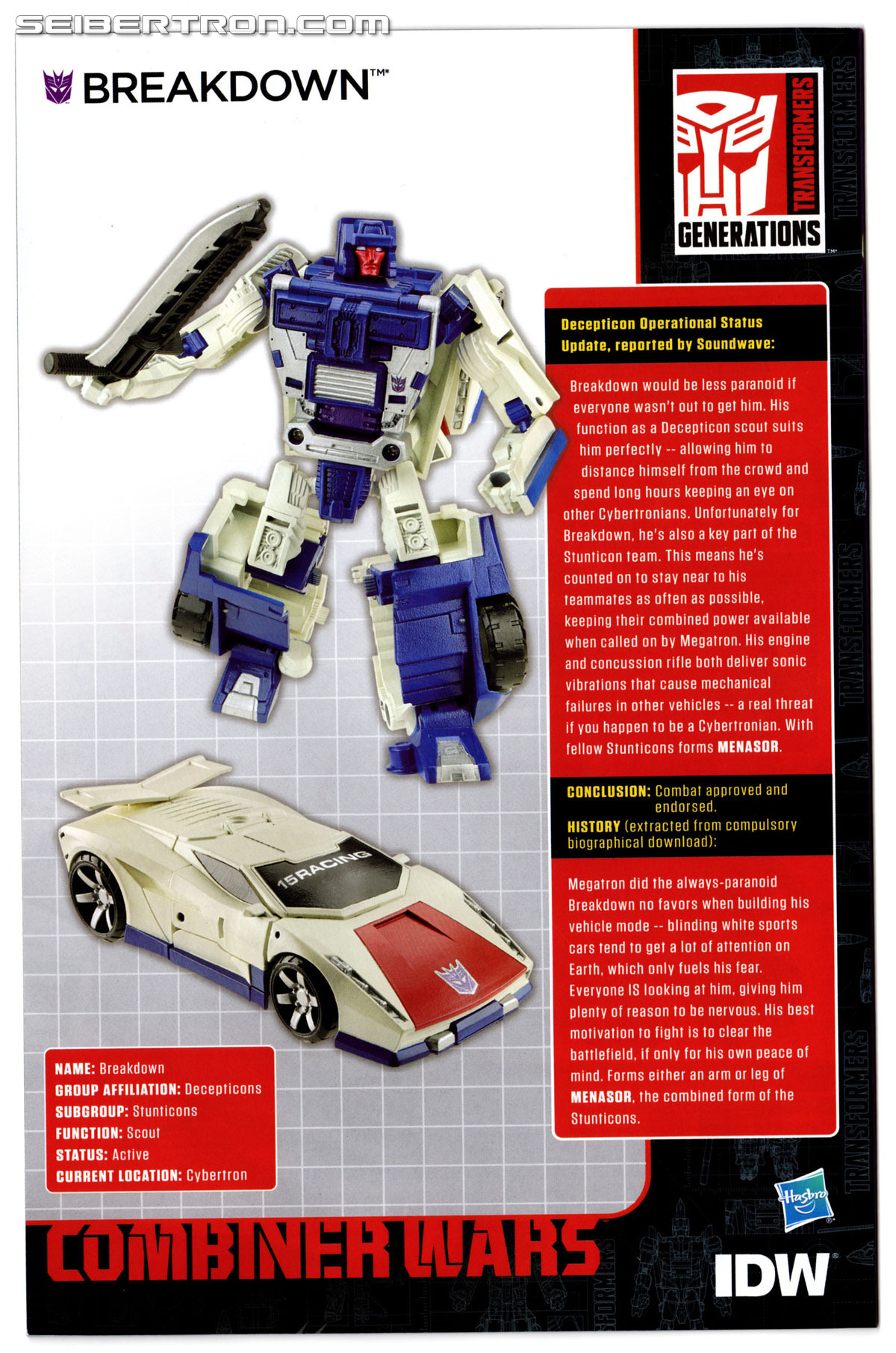 Transformers News: Combiner Wars Wave 2 Extended Bios