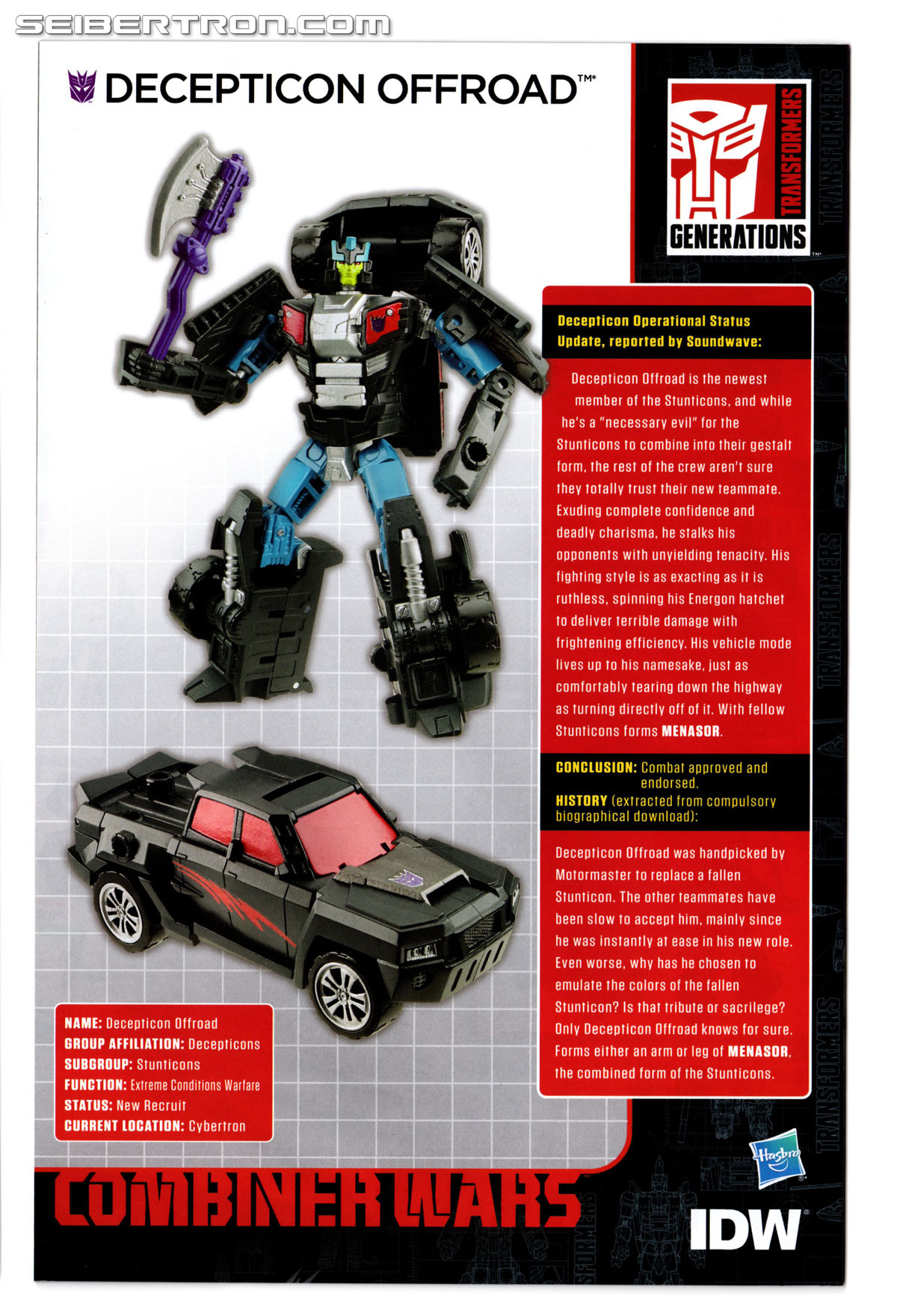 Transformers News: Combiner Wars Wave 2 Extended Bios