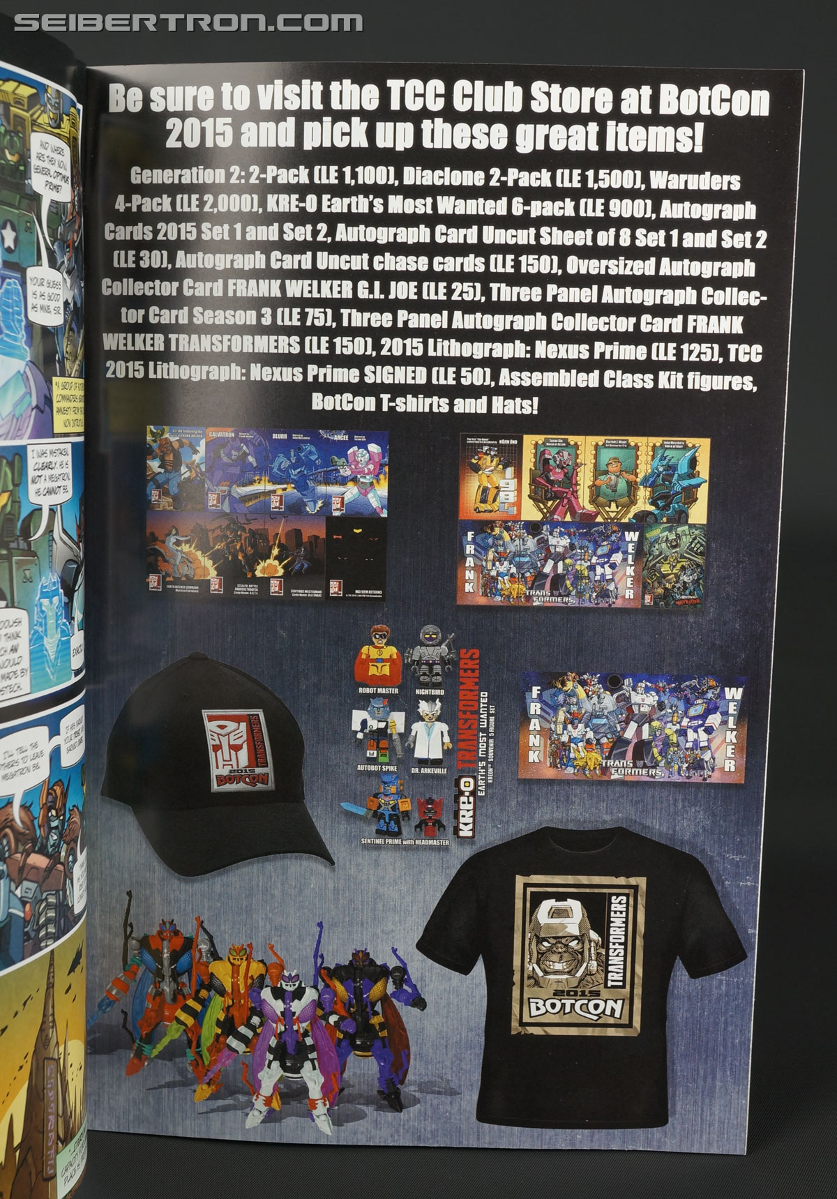 Transformers News: BotCon 2015 - Souvenir Toy Reveals and Convention Comic Cover