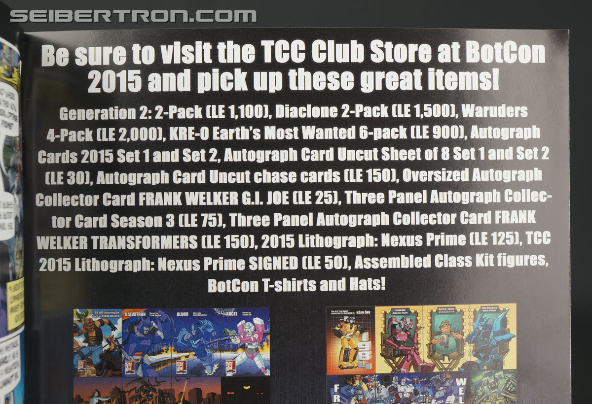 Transformers News: BotCon 2015 - Souvenir Toy Reveals and Convention Comic Cover