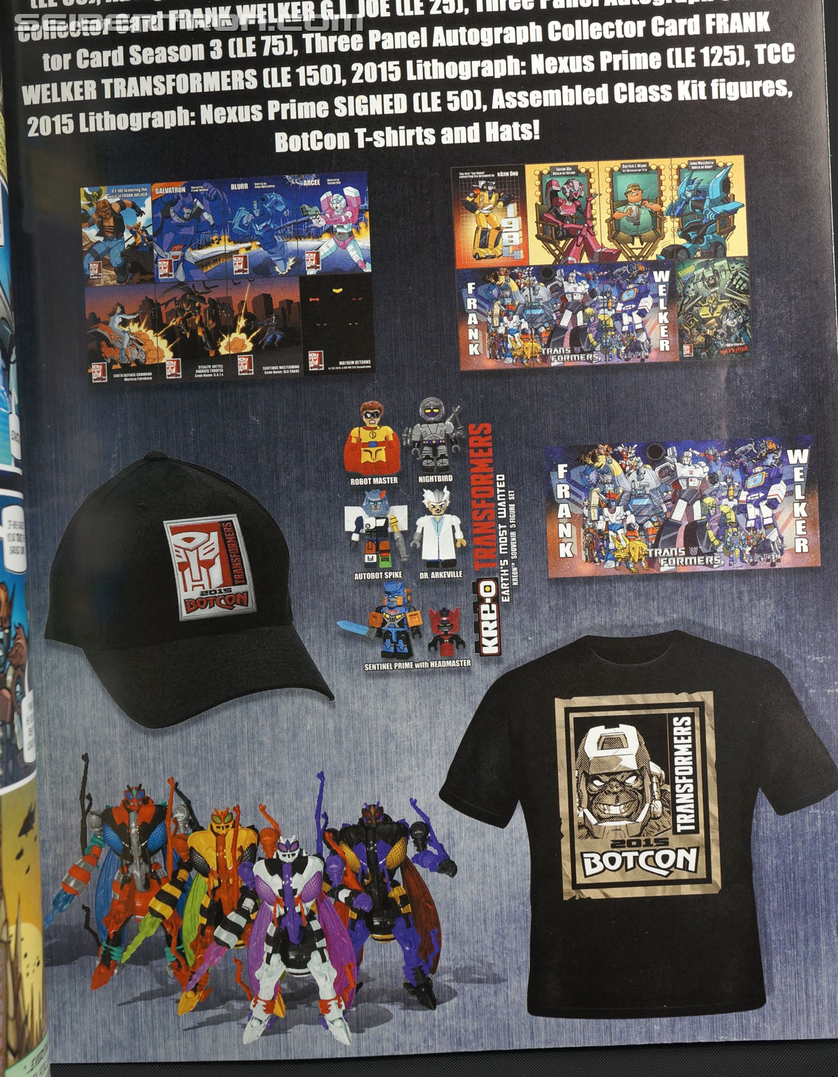 Transformers News: BotCon 2015 - Souvenir Toy Reveals and Convention Comic Cover