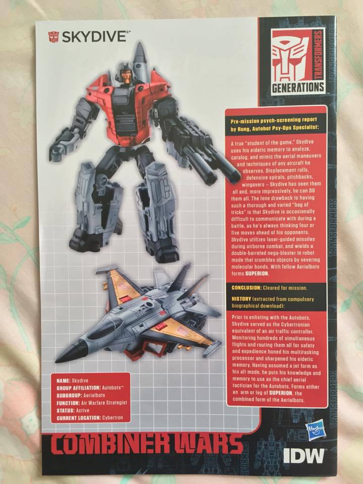 Transformers News: Bios for first wave of Transformers Combiner Wars deluxes, more Alpha Bravo fiction