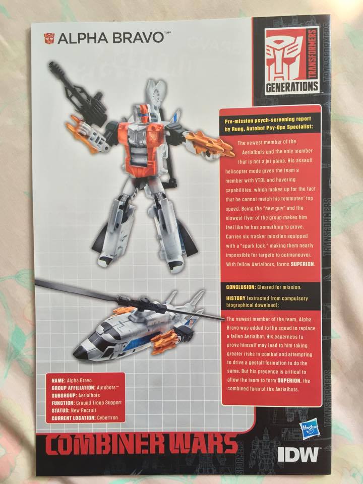 Transformers News: Bios for first wave of Transformers Combiner Wars deluxes, more Alpha Bravo fiction