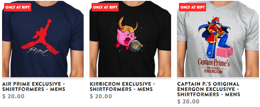 Transformers News: Ript Apparel Presents Shirtformers, Revenge of the Cotton II Transformers News: Ript Apparel Presents Shirtformers, Revenge of the Cotton II