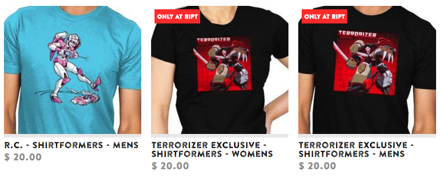 Transformers News: Ript Apparel Presents Shirtformers, Revenge of the Cotton II Transformers News: Ript Apparel Presents Shirtformers, Revenge of the Cotton II