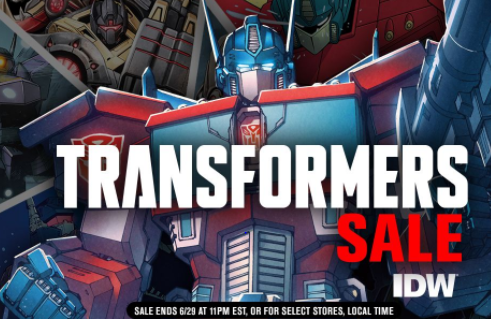 Transformers News: Steal of a Deal: IDW Transformers Sale 50%Off Digital Comics