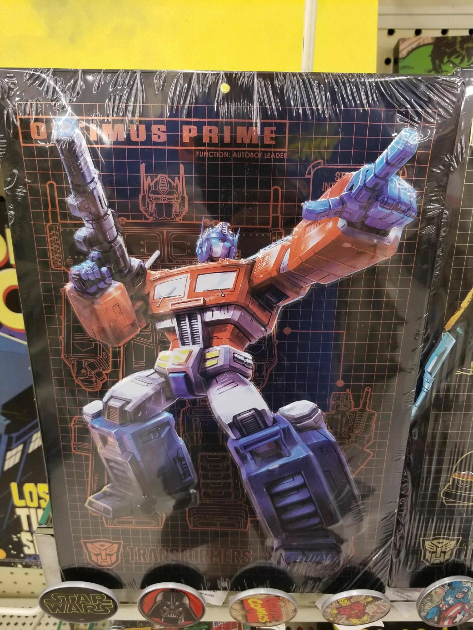 Transformers News: Transformers Embossed Tin Signs found at Hobby Lobby Transformers News: Transformers Embossed Tin Signs found at Hobby Lobby