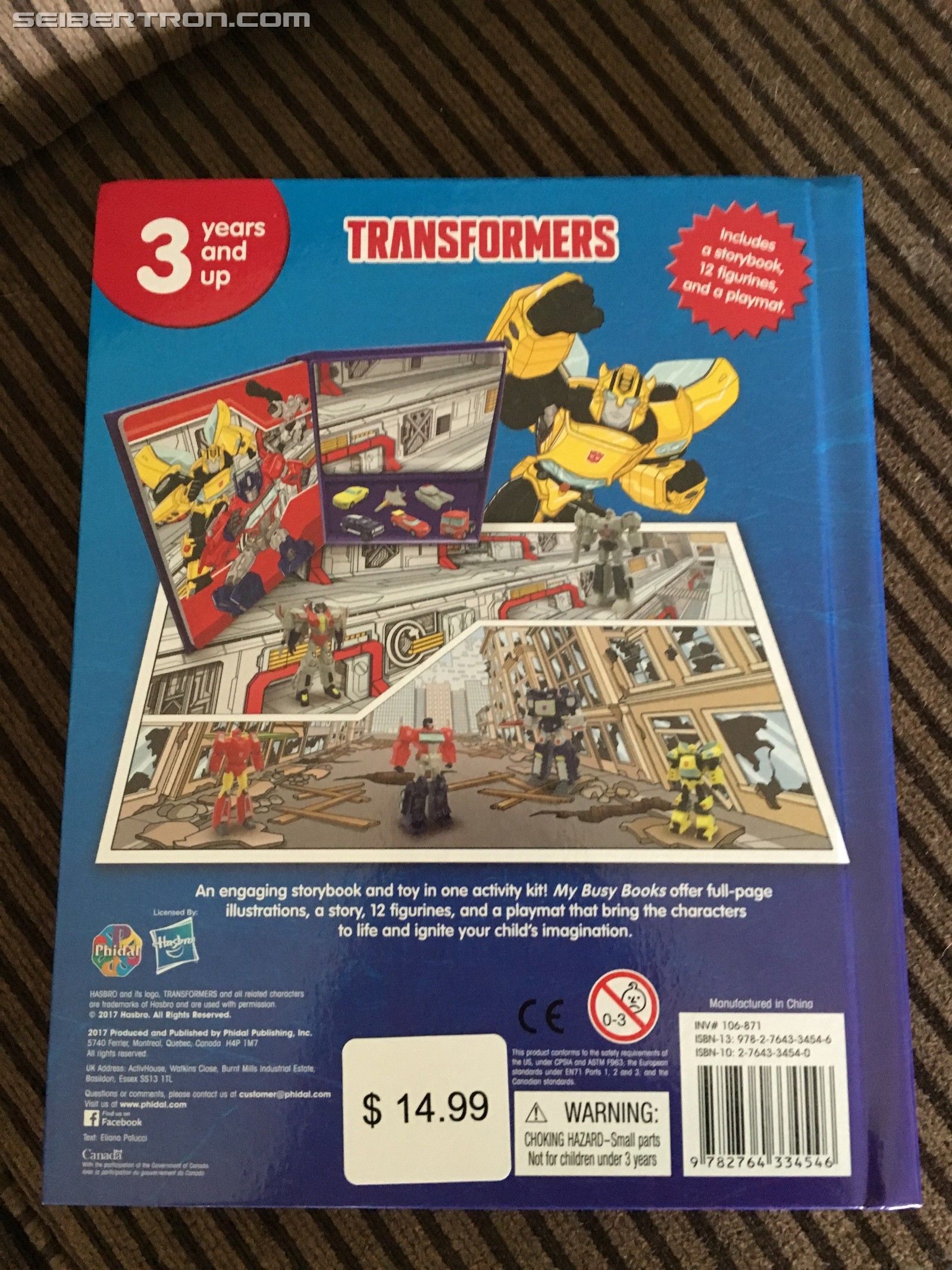 Transformers News: Transformers Busy Book sighted at US retail
