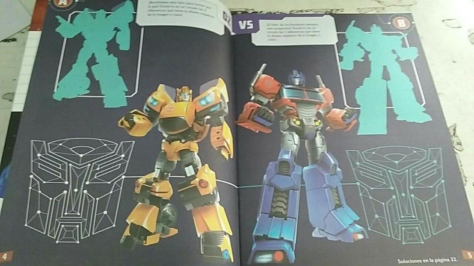Transformers News: Transformers 'Evergreen' Activity Book Spotted in Argentina Transformers News: Transformers 'Evergreen' Activity Book Spotted in Argentina