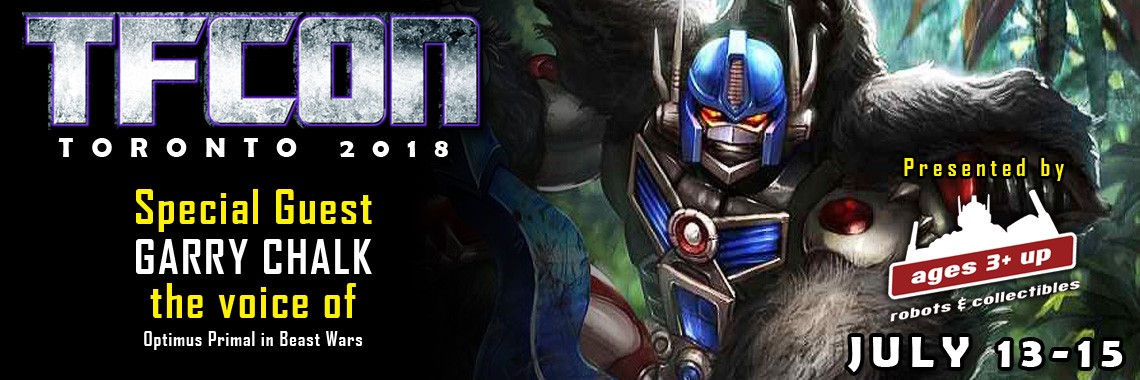 Transformers News: Transformers Voice Actor Garry Chalk to attend TFcon Toronto 2018