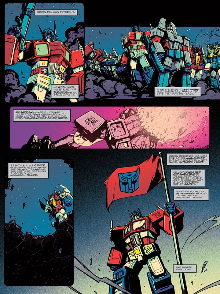 Transformers News: iTunes Preview for IDW Optimus Prime #19