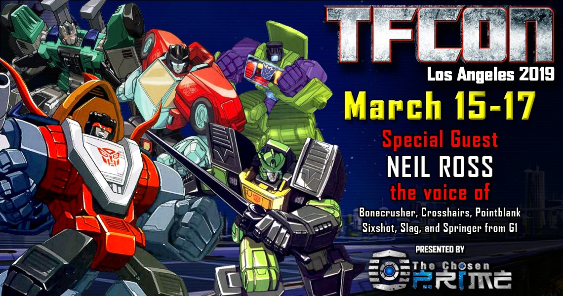 Transformers News: TFcon USA 2019 Guest Updates - Neil Ross and Alan Oppenheimer