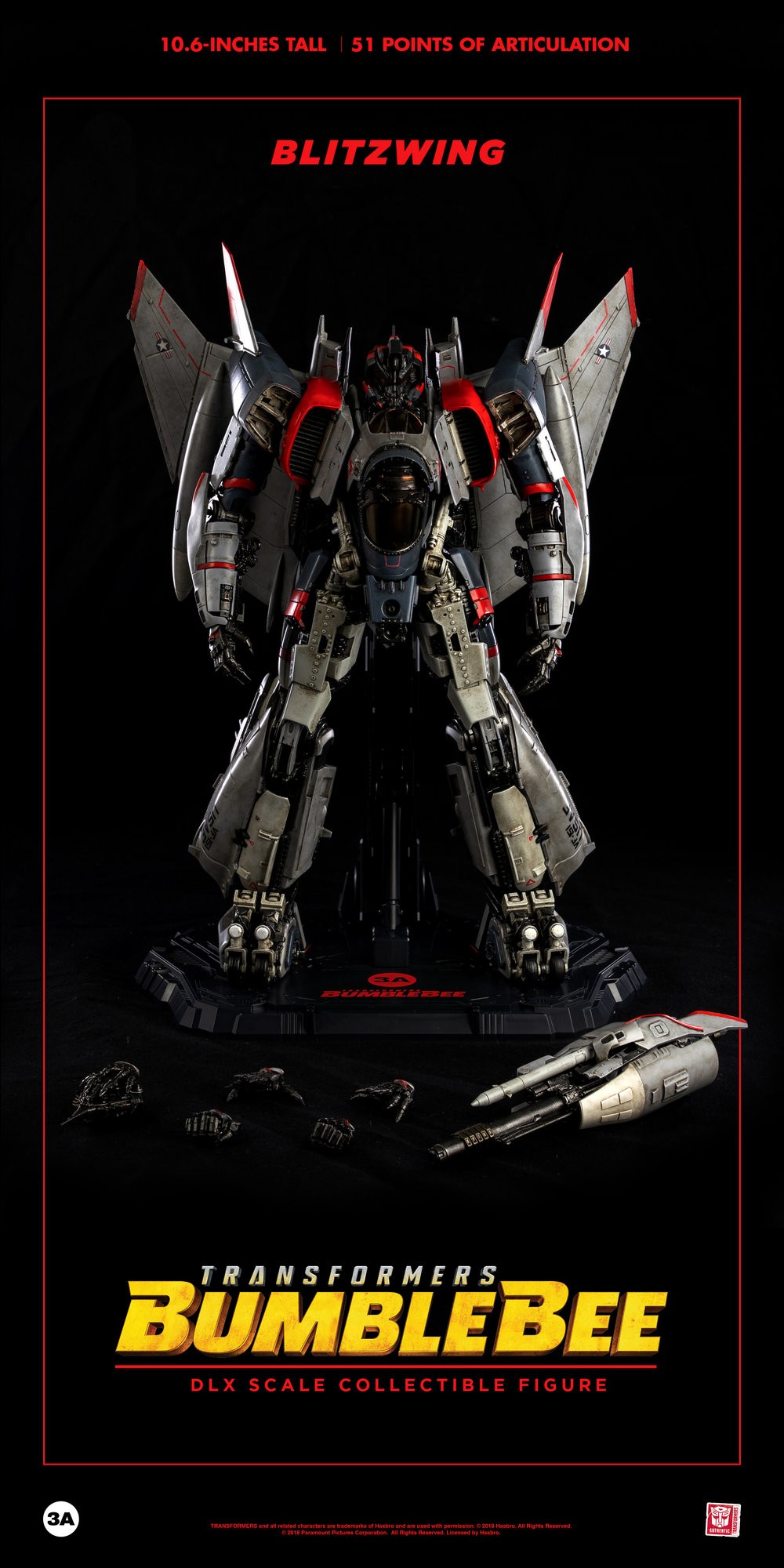 Transformers News: 3A Movie Blitzwing gallery and pre-orders go live Transformers News: 3A Movie Blitzwing gallery and pre-orders go live