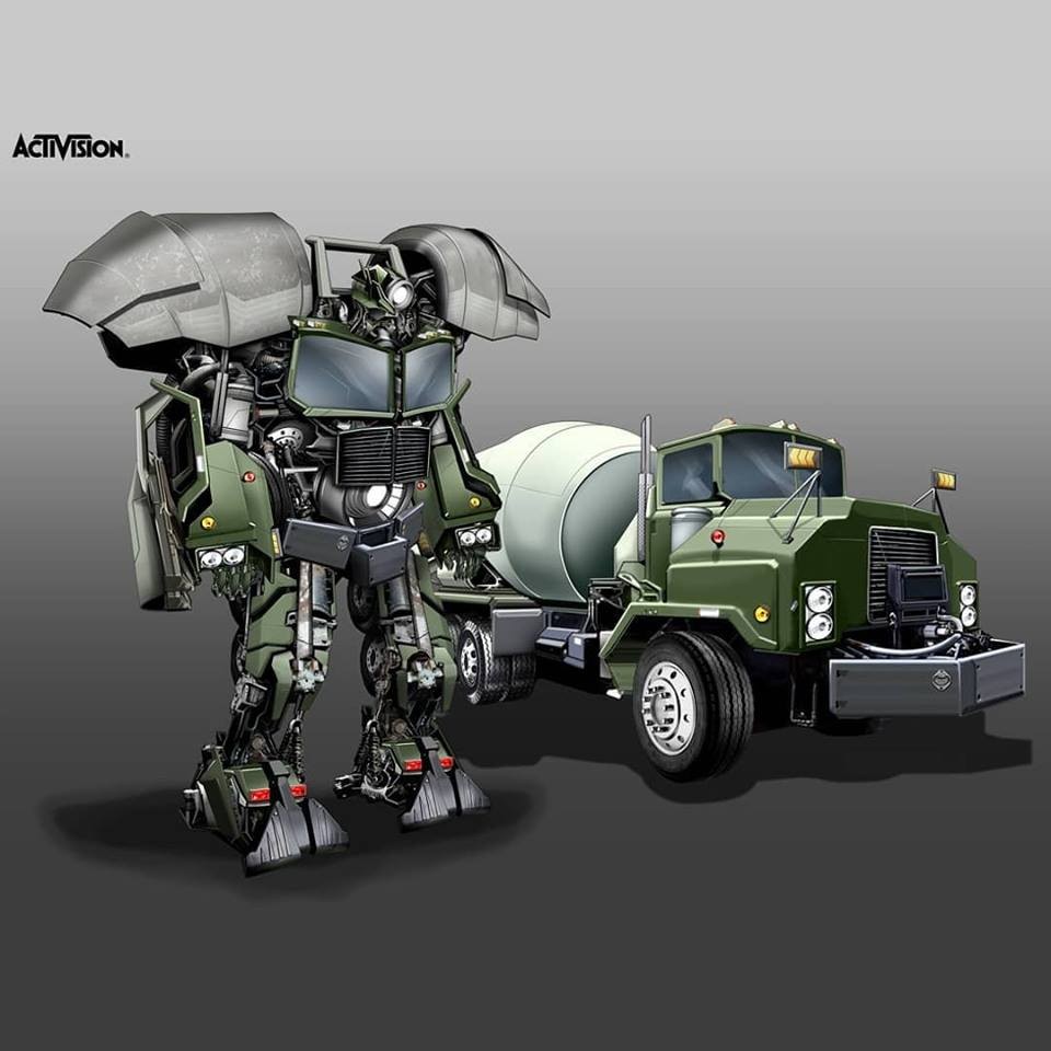 2007 Transformers: the Game concept art shown off by Ken Christiansen