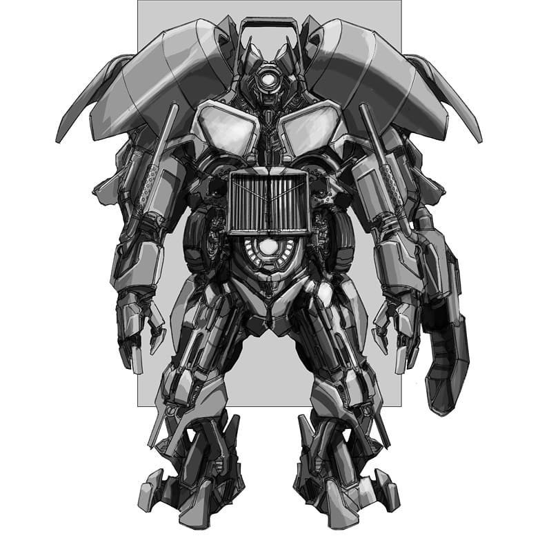 2007 Transformers: the Game concept art shown off by Ken Christiansen