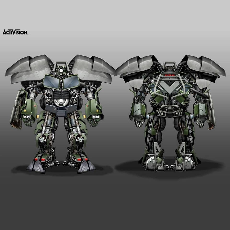 2007 Transformers: the Game concept art shown off by Ken Christiansen