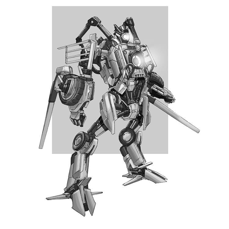2007 Transformers: the Game concept art shown off by Ken Christiansen
