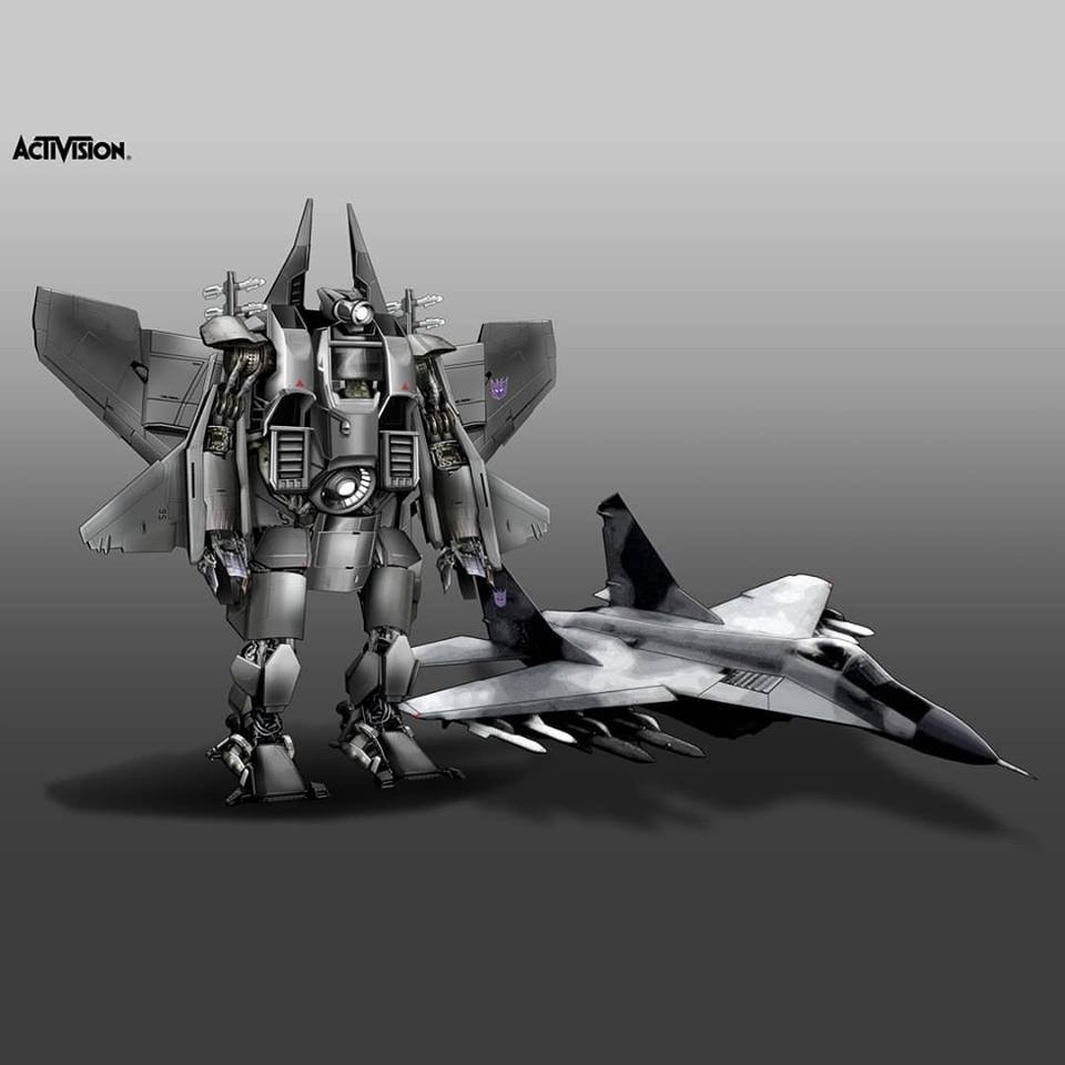 2007 Transformers: the Game concept art shown off by Ken Christiansen