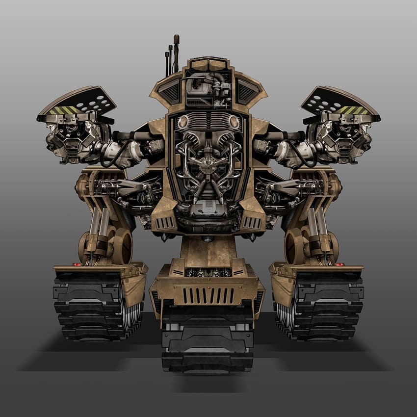 2007 Transformers: the Game concept art shown off by Ken Christiansen