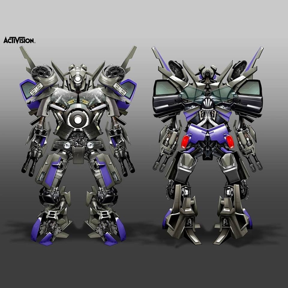 2007 Transformers: the Game concept art shown off by Ken Christiansen