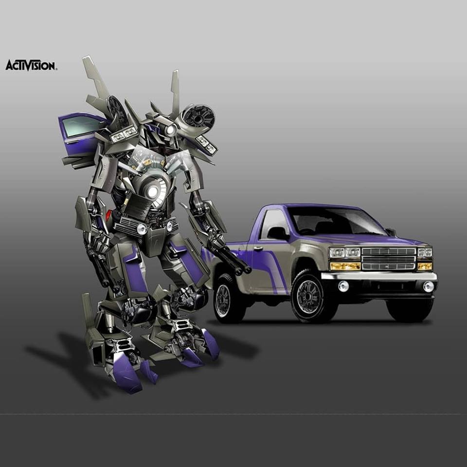 2007 Transformers: the Game concept art shown off by Ken Christiansen