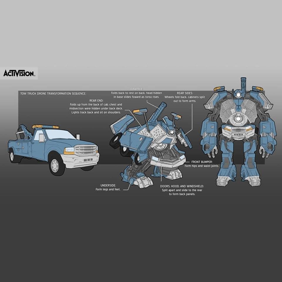 2007 Transformers: the Game concept art shown off by Ken Christiansen
