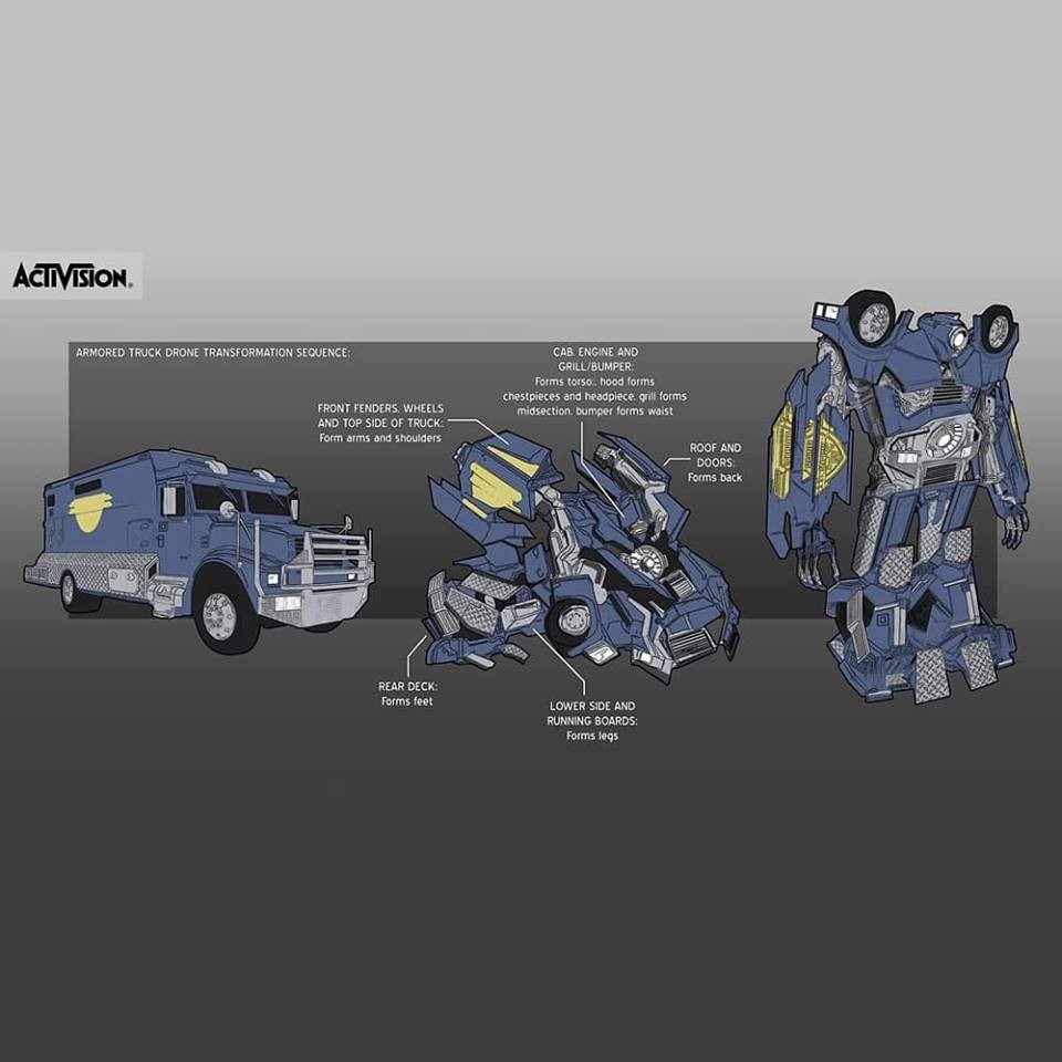 2007 Transformers: the Game concept art shown off by Ken Christiansen
