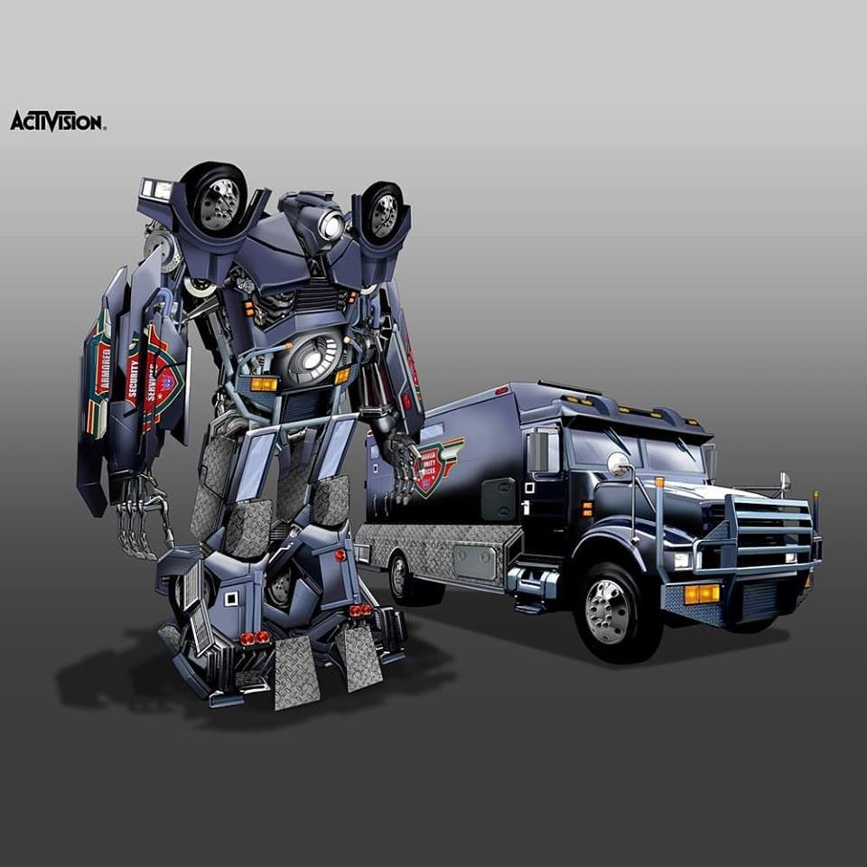 2007 Transformers: the Game concept art shown off by Ken Christiansen