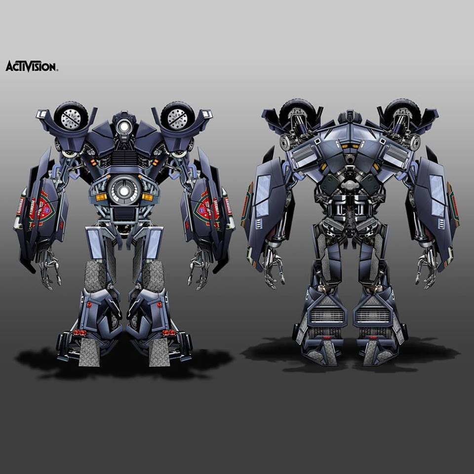 2007 Transformers: the Game concept art shown off by Ken Christiansen