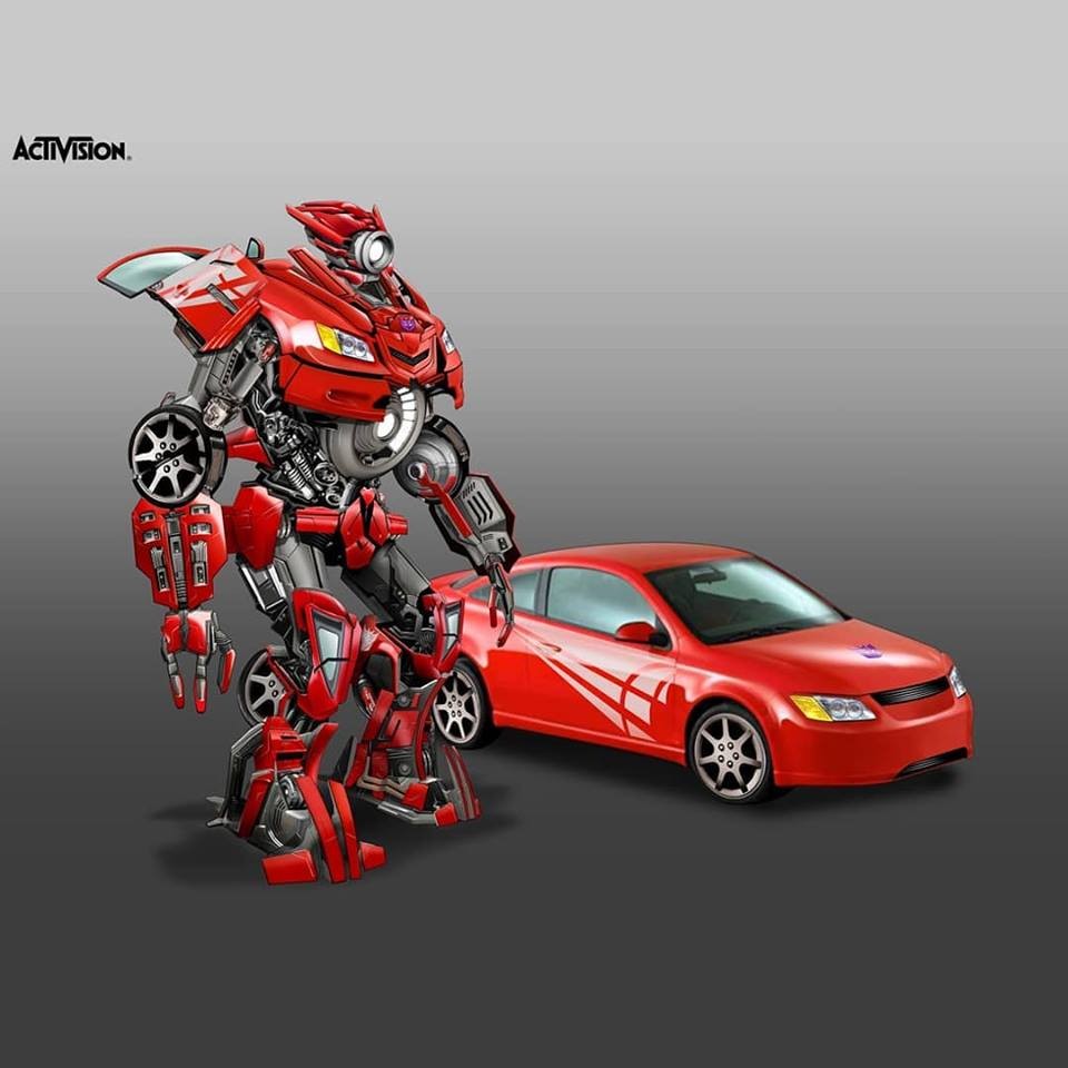 2007 Transformers: the Game concept art shown off by Ken Christiansen