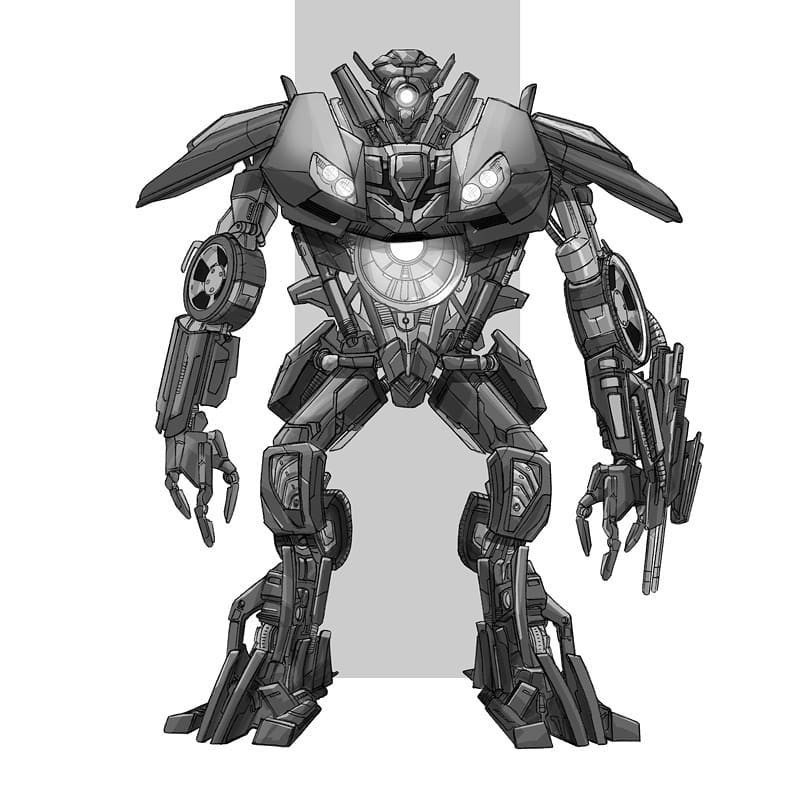 2007 Transformers: the Game concept art shown off by Ken Christiansen