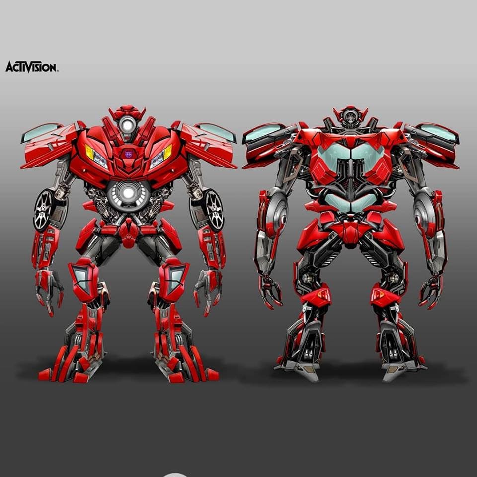 2007 Transformers: the Game concept art shown off by Ken Christiansen