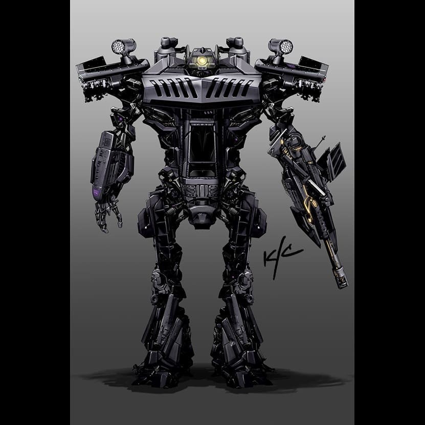 2007 Transformers: the Game concept art shown off by Ken Christiansen