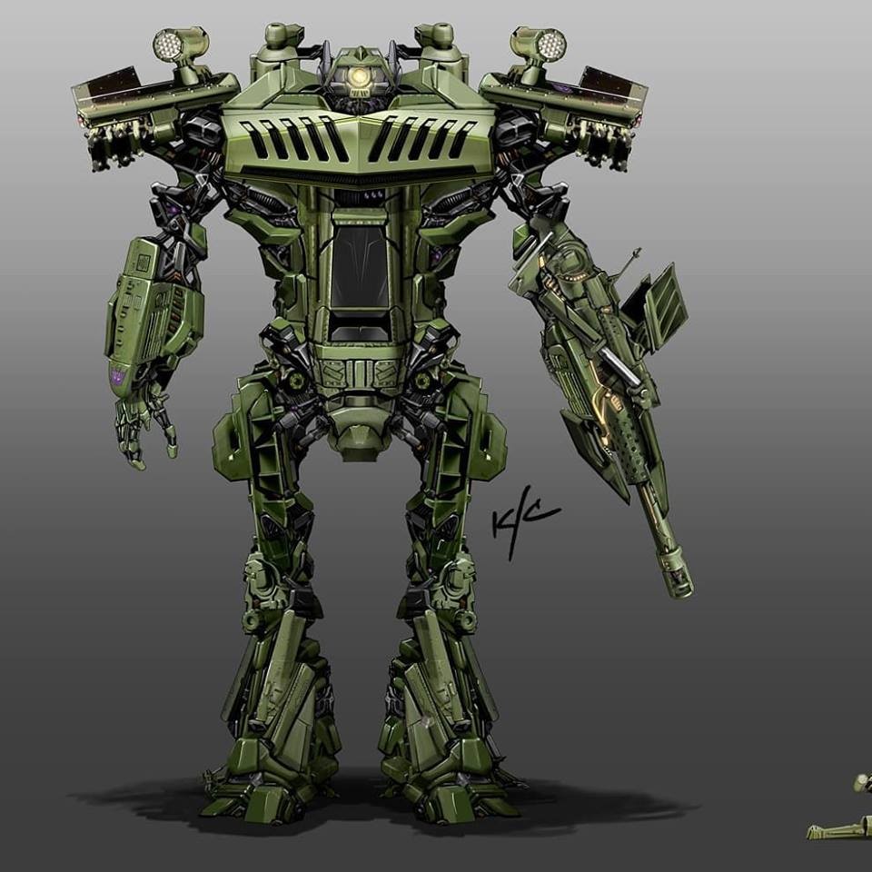 2007 Transformers: the Game concept art shown off by Ken Christiansen