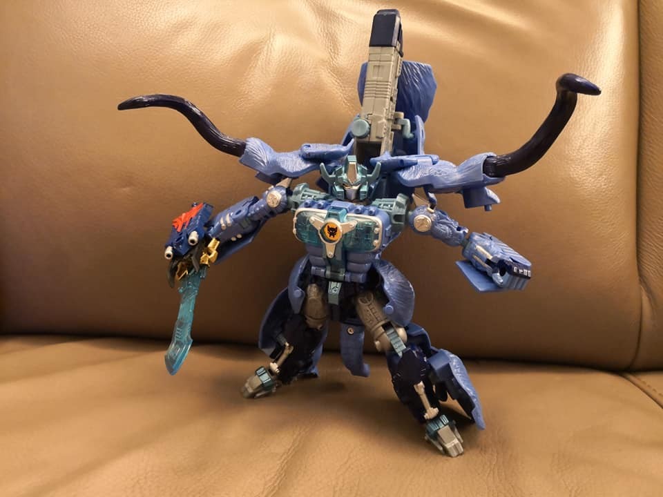 Transformers News: LG-EX Blue Big Convoy first in hand photos arrive
