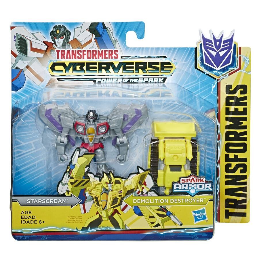 Transformers News: First Look at Cyberverse Spark Armor Starcream, Sky-Byte, and Prowl in Package Transformers News: First Look at Cyberverse Spark Armor Starcream, Sky-Byte, and Prowl in Package